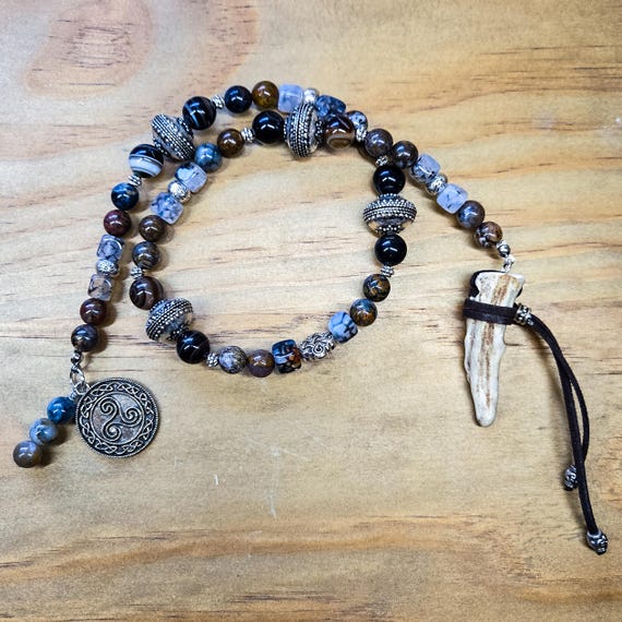 The Cailleach Celtic Goddess Prayer Beads
