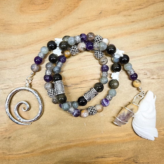 Norse Goddess Angrboda Prayer Beads