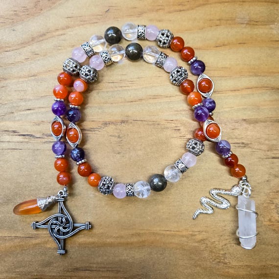 Goddess Brigid Prayer and Meditation Beads