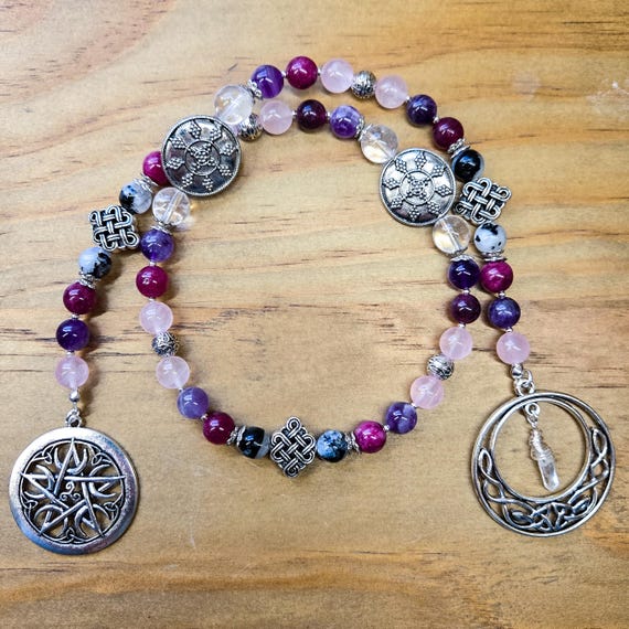 Rhiannon Welsh Goddess Prayer and Meditation Beads