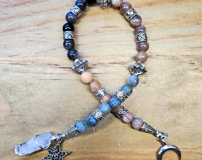 Lunar Phases Pocket Prayer Beads