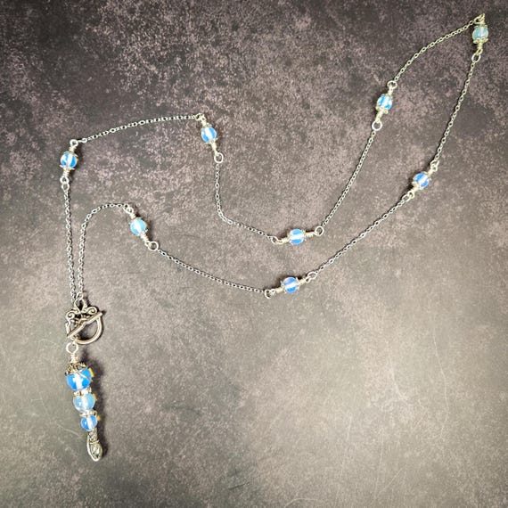Opalite Pendulum Necklace: Clarity and Calm