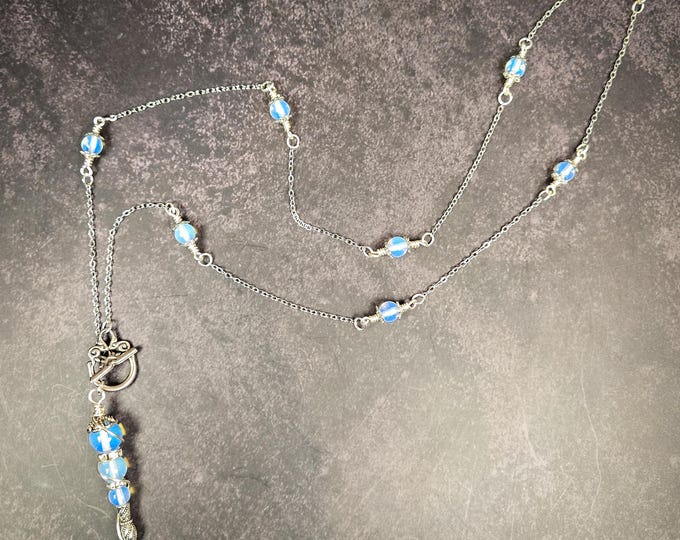 Opalite Pendulum Necklace: Clarity and Calm
