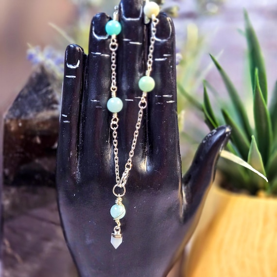 Amazonite Pendulum Bracelet