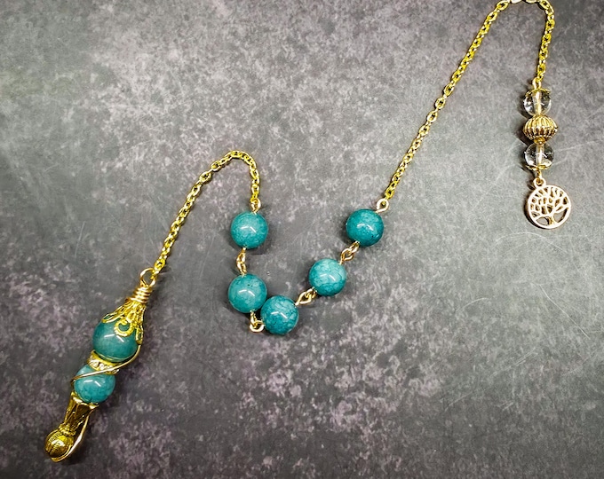 Aquamarine Pendulum – Calm, Clarity, & Intuitive Flow