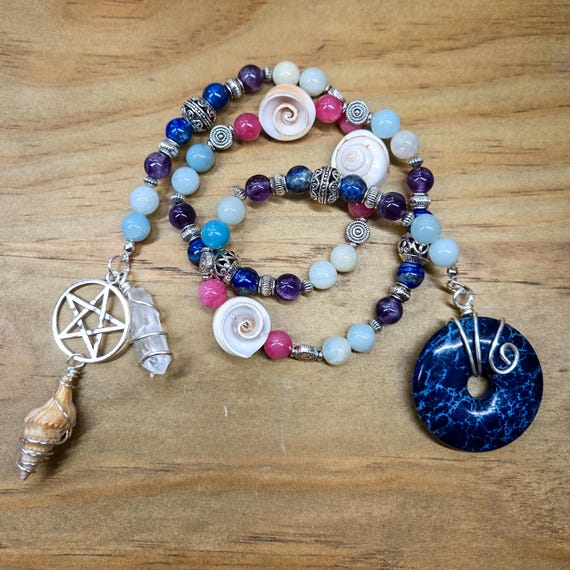 Sea Witch/Water Element Prayer and Meditation Beads