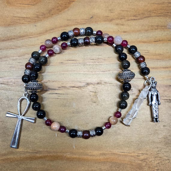 Egyptian Goddess Sekhmet Prayer and Meditation Beads