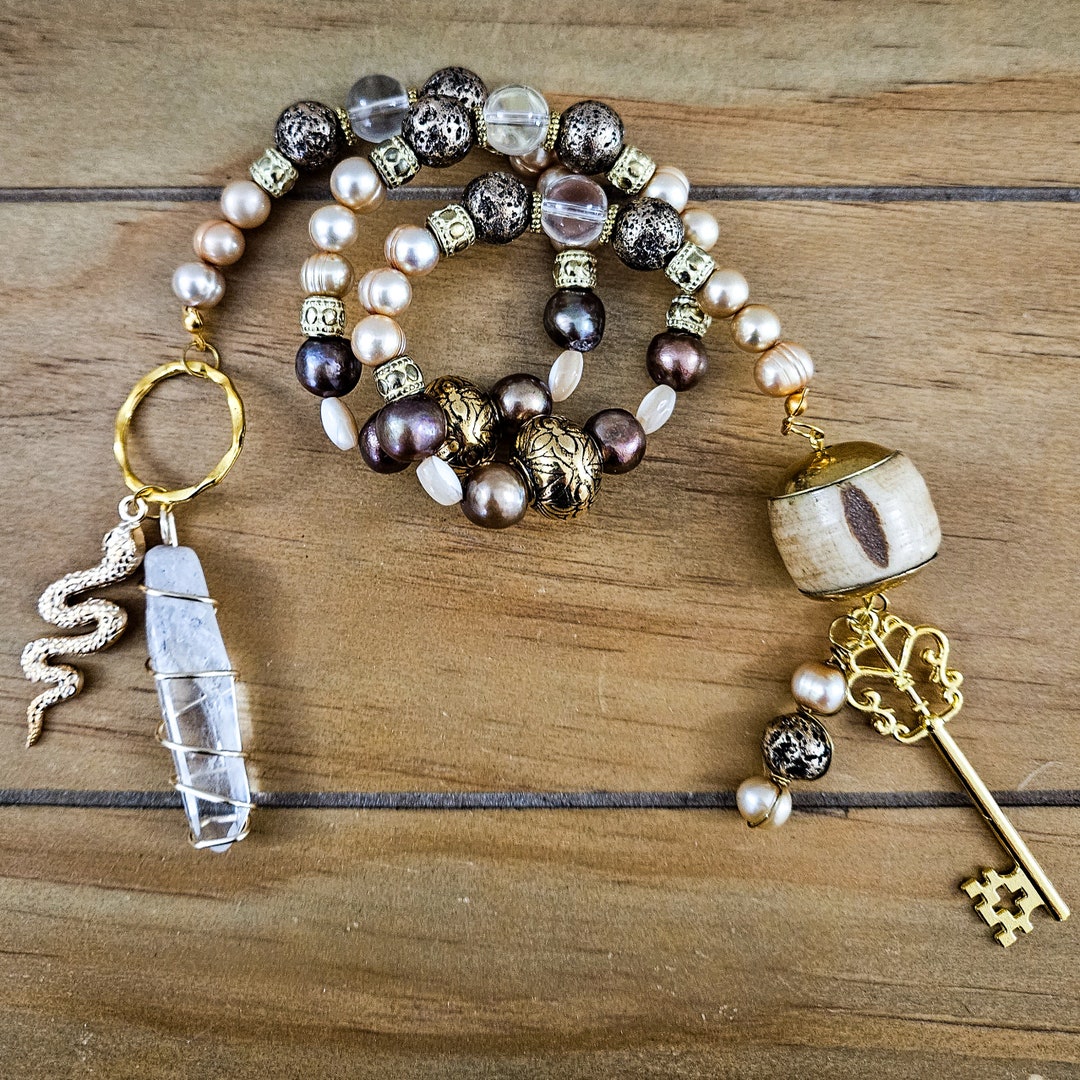 Hekate Goddess Prayer Beads Meditation Beads Devotional Etsy
