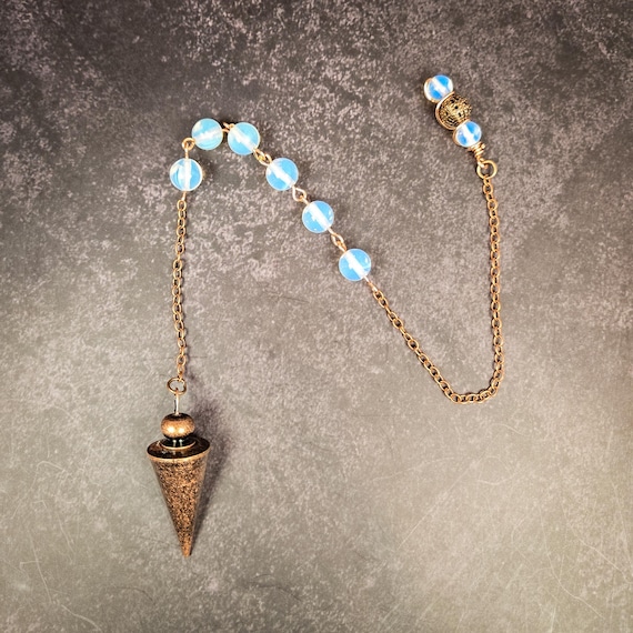 Copper & Opalite Pendulum: Intuition, Energy Flow, and Spiritual Communication