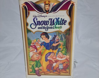 Snow White and the seven dwarfs VHS diorama