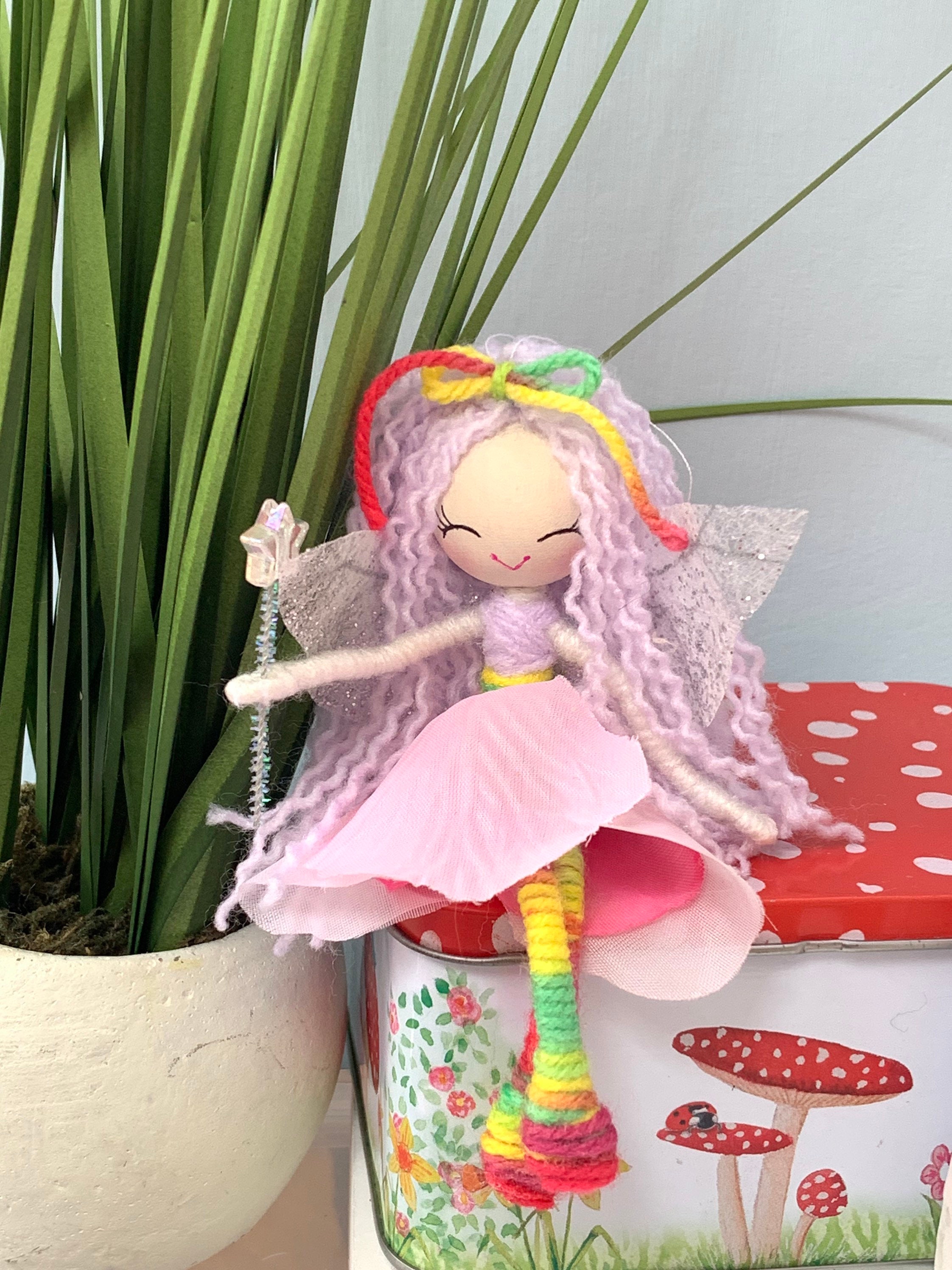 Fairy Doll Flower Girl Gift Fairy Decor Fairy Bedroom Etsy UK