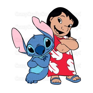 Lilo and Stitch Clipart Lilo and Stitch Movie Stitch Decor - Etsy