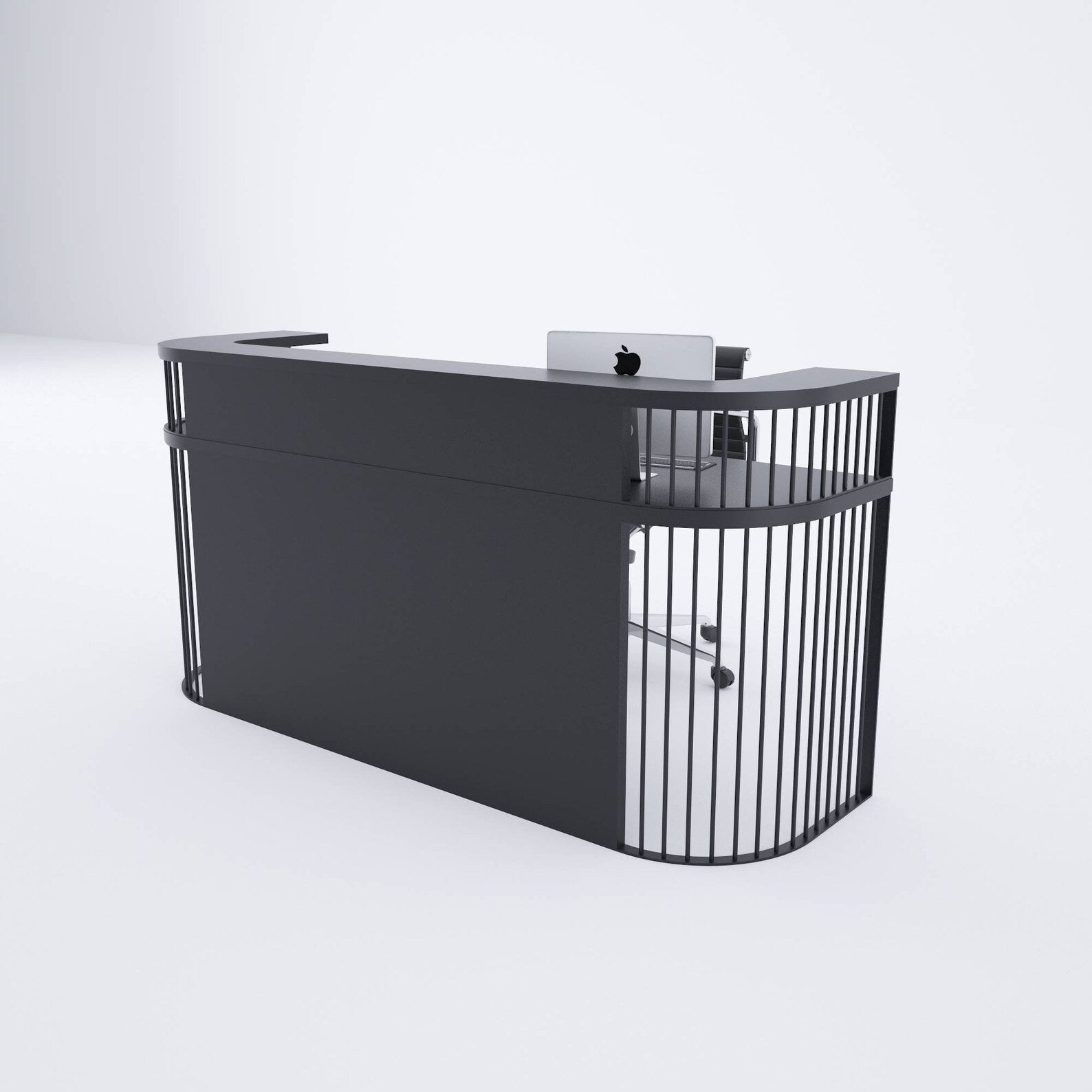 Reception Desk Model 10 Office Furniture Custom Reception Etsy