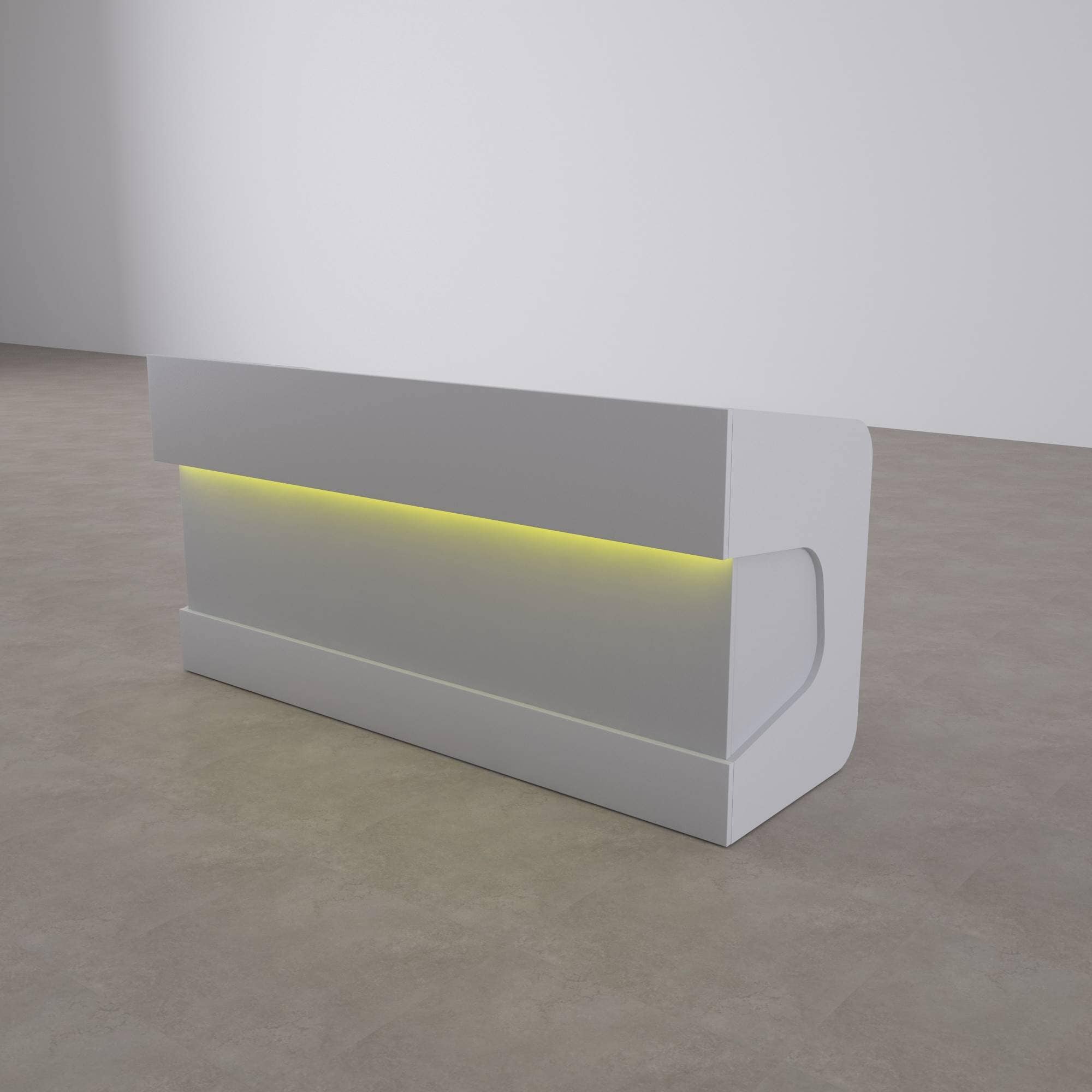 Banco Reception 120cm Con 3 Cassetti - Scrivania Accoglienza Per Uffici E Negozi