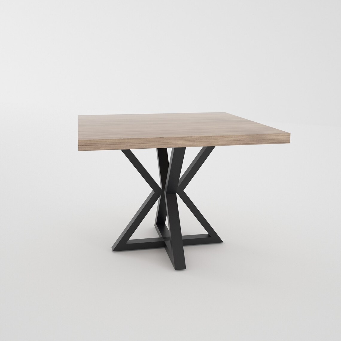 Esstischbeine für Glas rund und quadratisch 28 Metall | Etsy