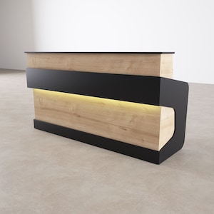 Reception desk model 1+, Custom Reception Desk, Office Furniture Waiting Area, Sales Counter, Modern Reception Desk