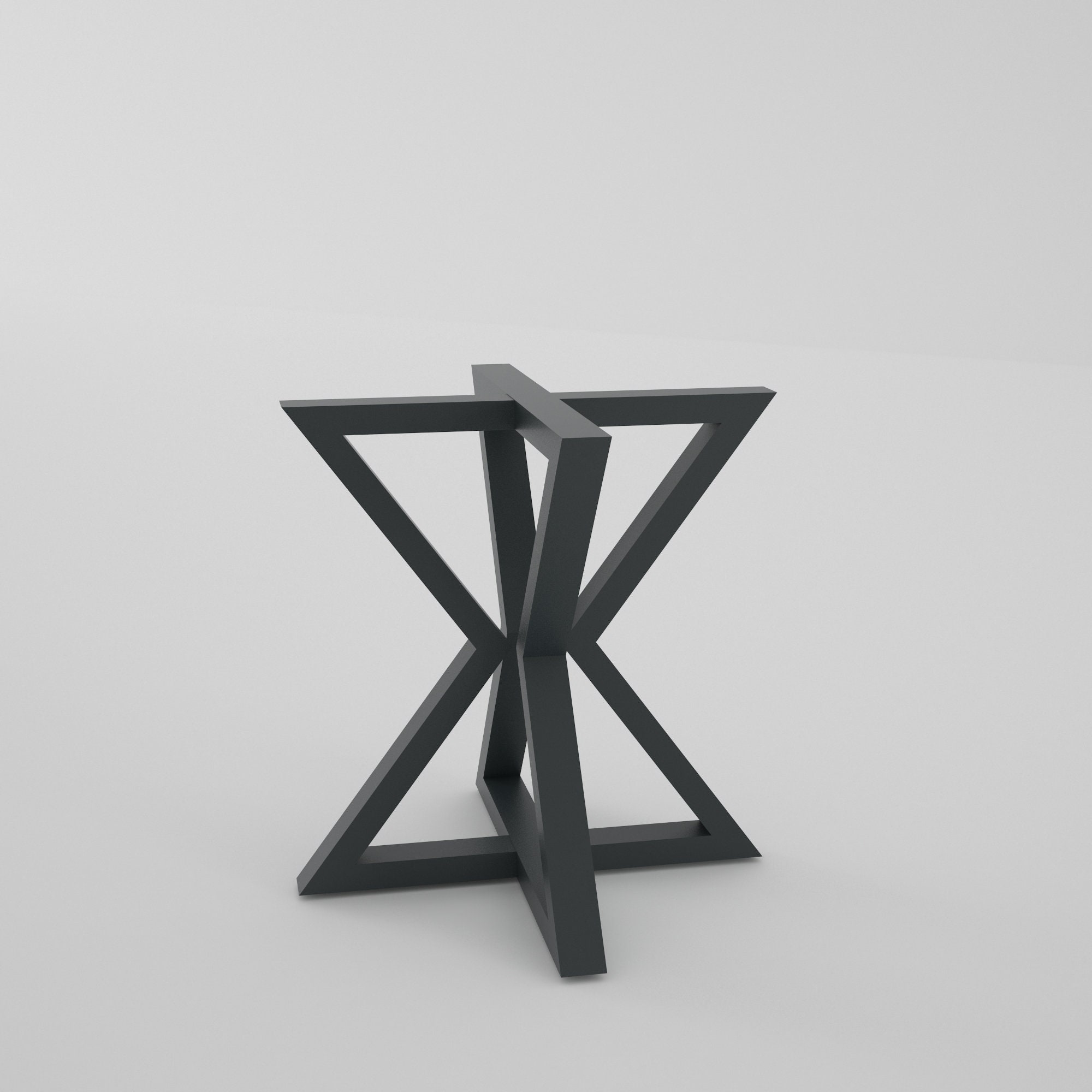 Esstischbeine für Glas rund und quadratisch 28 Metall | Etsy