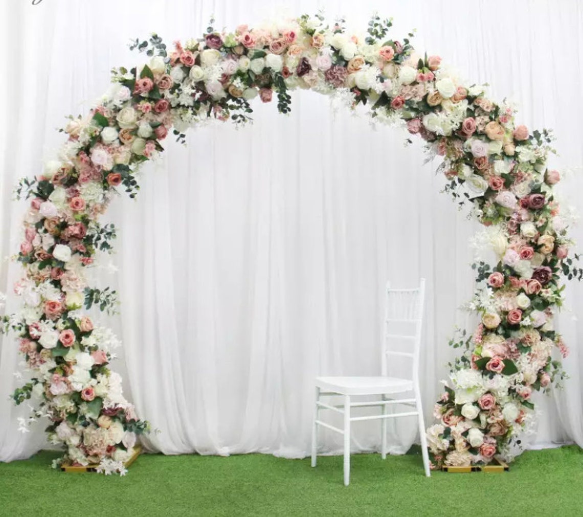 Round wedding/party arch circle arch for decorations double Etsy