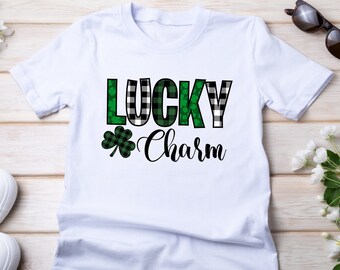 Camisa de amuleto de la suerte / Camisa del día de San Patricio / Camisa de la suerte / Día de San Patricio / Camisa irlandesa