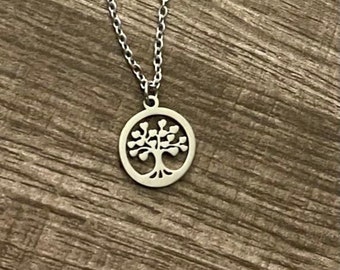 Tree of Life Necklace, Self Help Reminder,  Personal Growth, Boho Jewelry