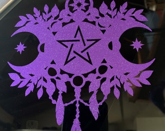 Triple Moon Decal