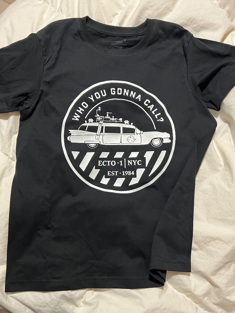 T-Shirt Ghostbusters – Pas De Fantôme Avec Vecteur Ecto, Officiel, Coupe Classique