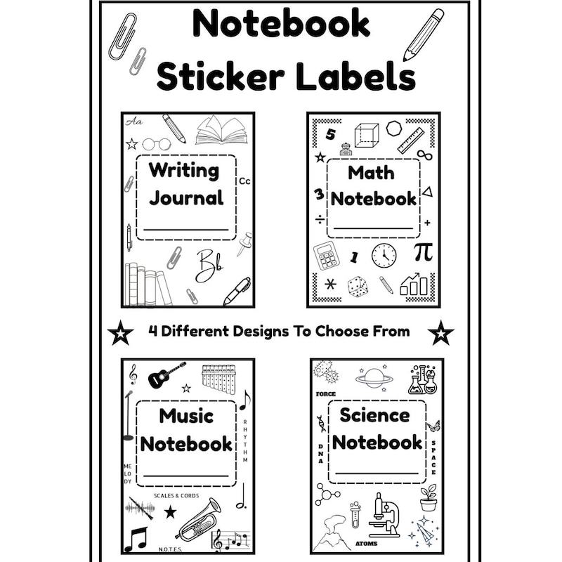 Science Notebook Cover - Etsy