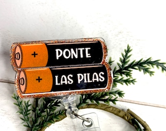 Badge Reel | Nurse Badge Reel | Teacher Badge Reel | Latina Badge Reel | Ponte Las Pilas