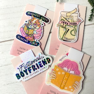 Bookmarks | Adult Humor Bookmarks | Magnetic Bookmarks | Booktok | Book Club |
