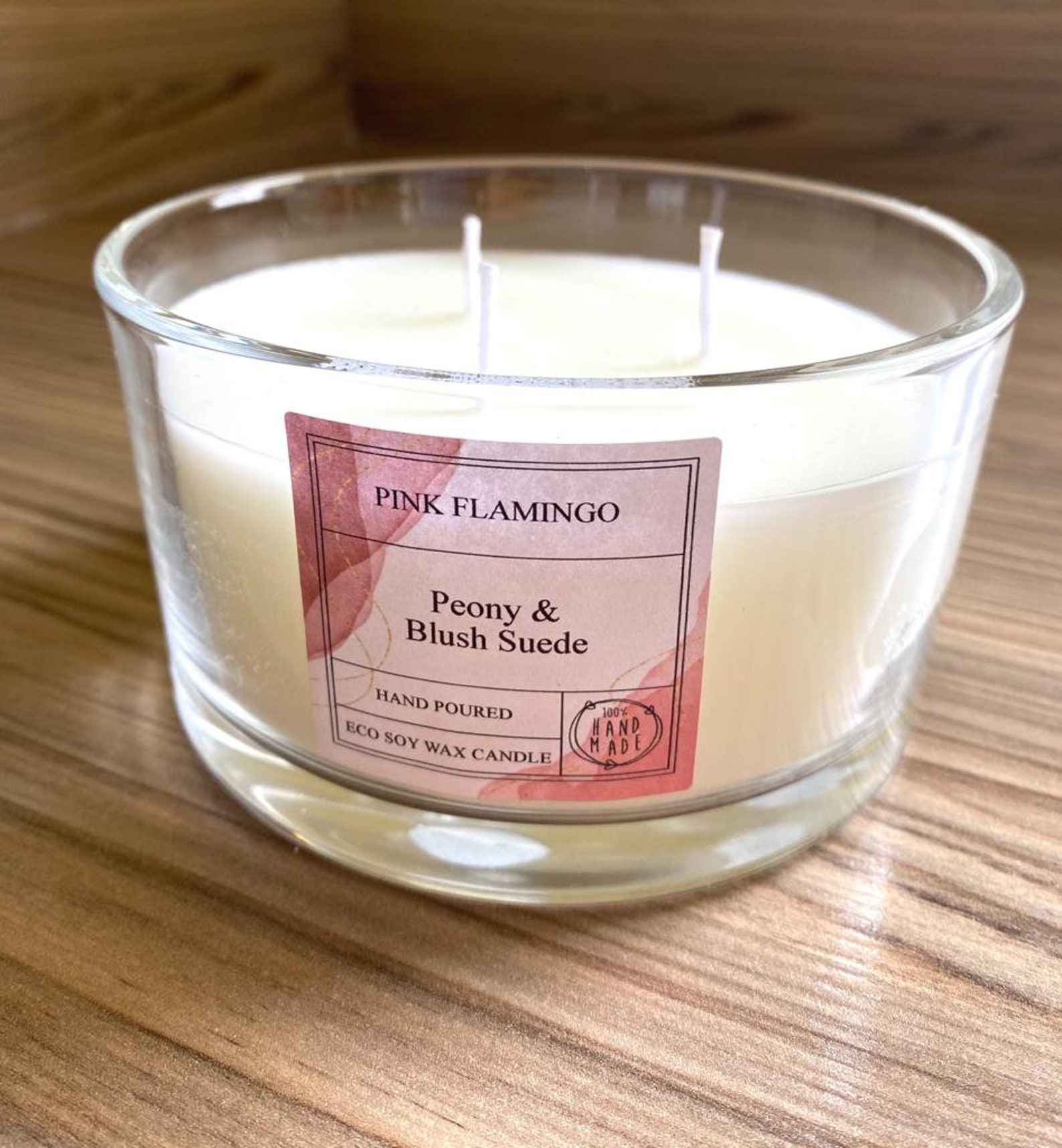 3 Wick Candle Etsy
