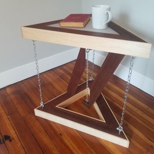Kaffeetisch Schwarz, Floating Table Stahltisch Tensegrity Tisch