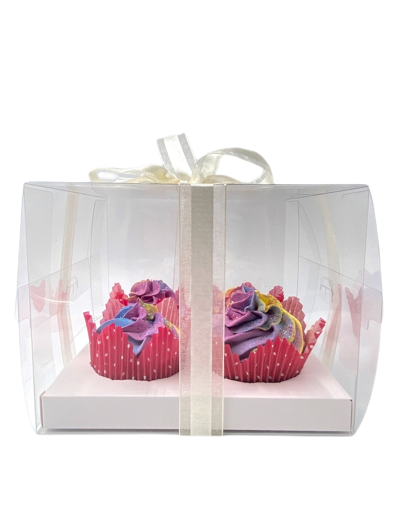 20 Sets 4 Hole Cupcake Boxes With Insert in Canada Clear Etsy