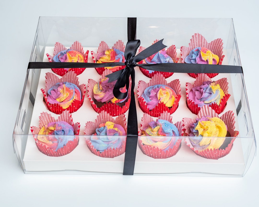 10 Sets 12 Hole Clear Cupcake Box With Insert in Canada Etsy UK