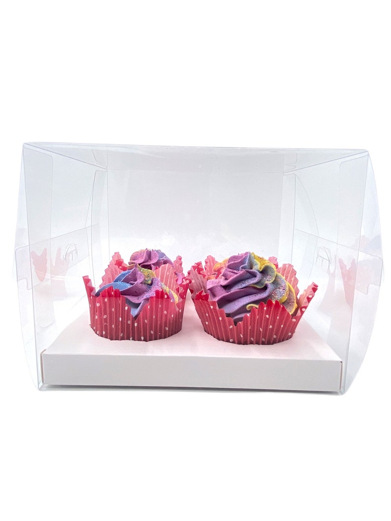 20 Sets 4 Hole Cupcake Boxes With Insert in Canada Clear Etsy