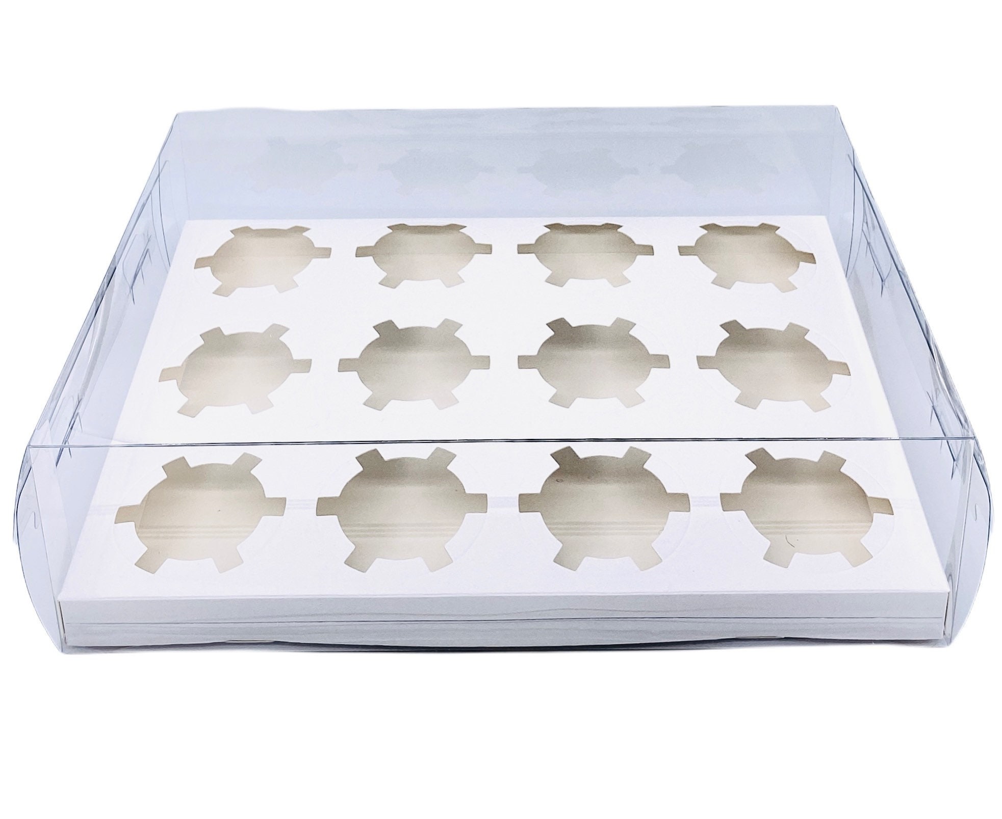 10 Sets 12 Hole Clear Cupcake Box With Insert in Canada Etsy UK
