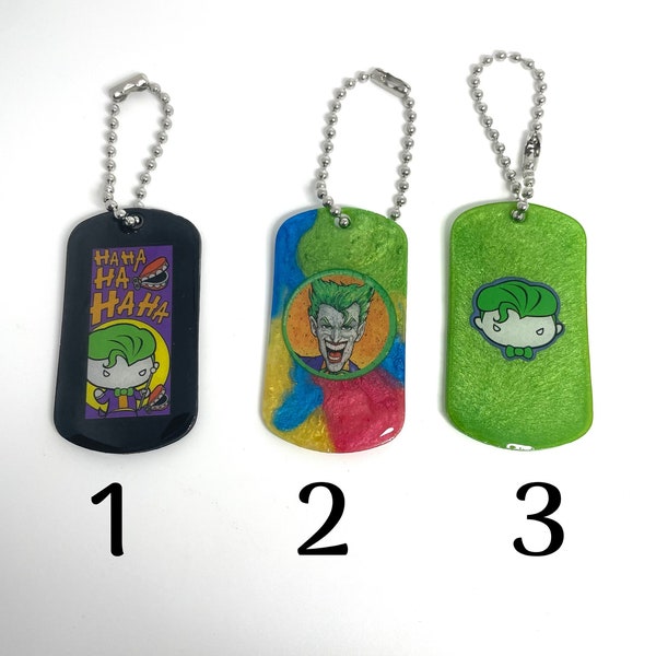 Joker Dog Tag Etsy