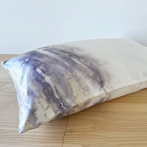 Naturally Dyed Mulberry Silk Pillowcase – Hand Dyed with Logwood and Pomegranate