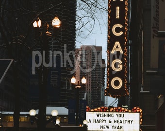 chicago theatre photo print