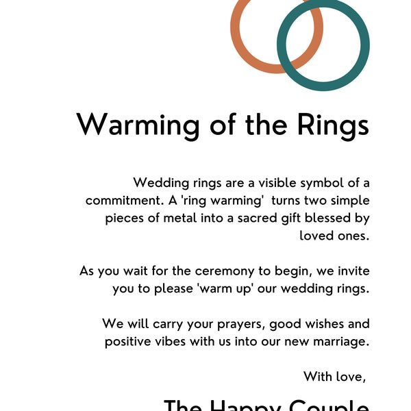 Warming of the Rings