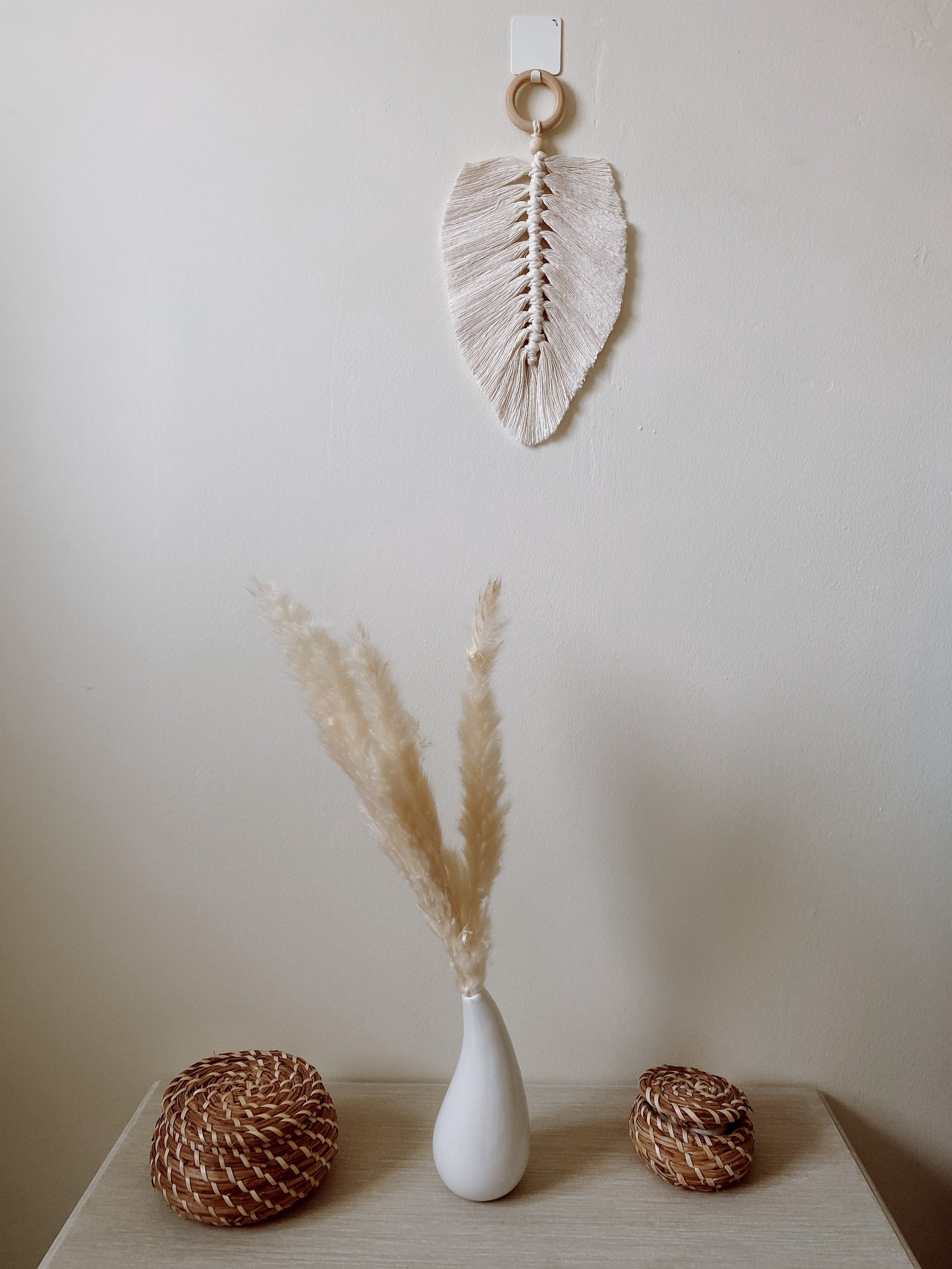 Plumes en Macrame