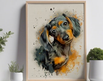 Aquarell Haustier Porträt Gemälde vom Foto, Benutzerdefinierte Hunde Katzen Porträt Personalisiert, Hundeverlust, Haustier Gedenkstätten, Haustier Verlust, In Erinnerung an Hund Geschenk