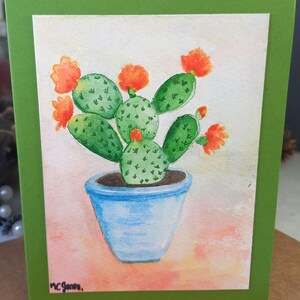 Carte de voeux aquarelle faite main pour toutes les occasions, carte de voeux, vierge