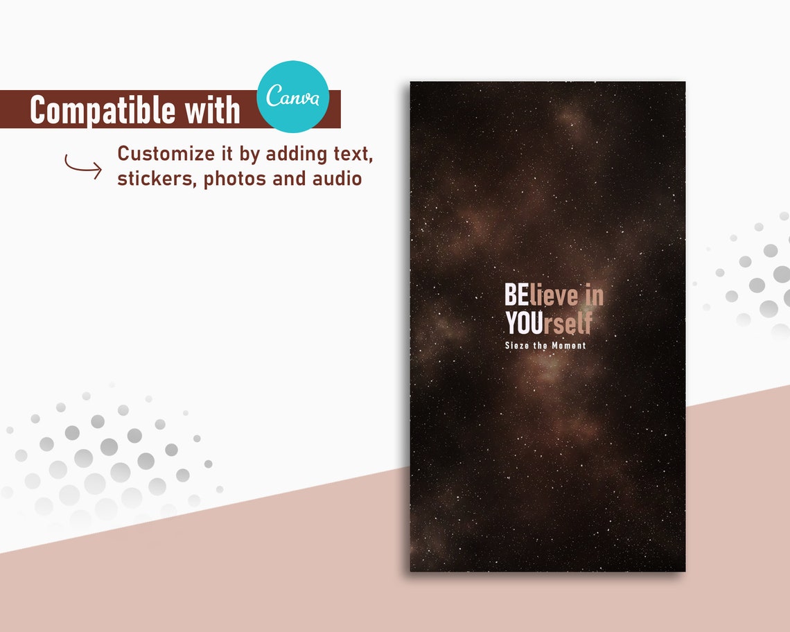 Animated Background for Instagram and Other Social Media, Loop Video