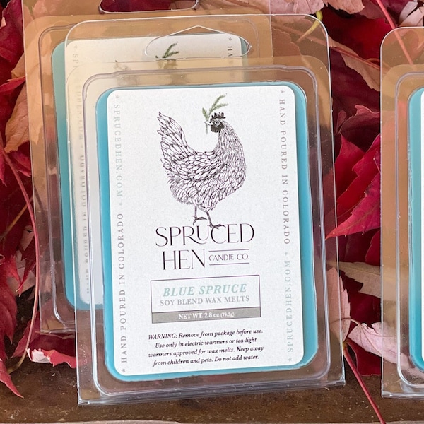 Blue Spruce | Soy Blend Wax Melt | Hand Poured | USA Made