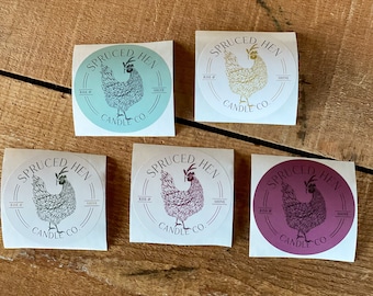 Spruced Hen Rise & Shine Stickers | Locally Designed | USA Made