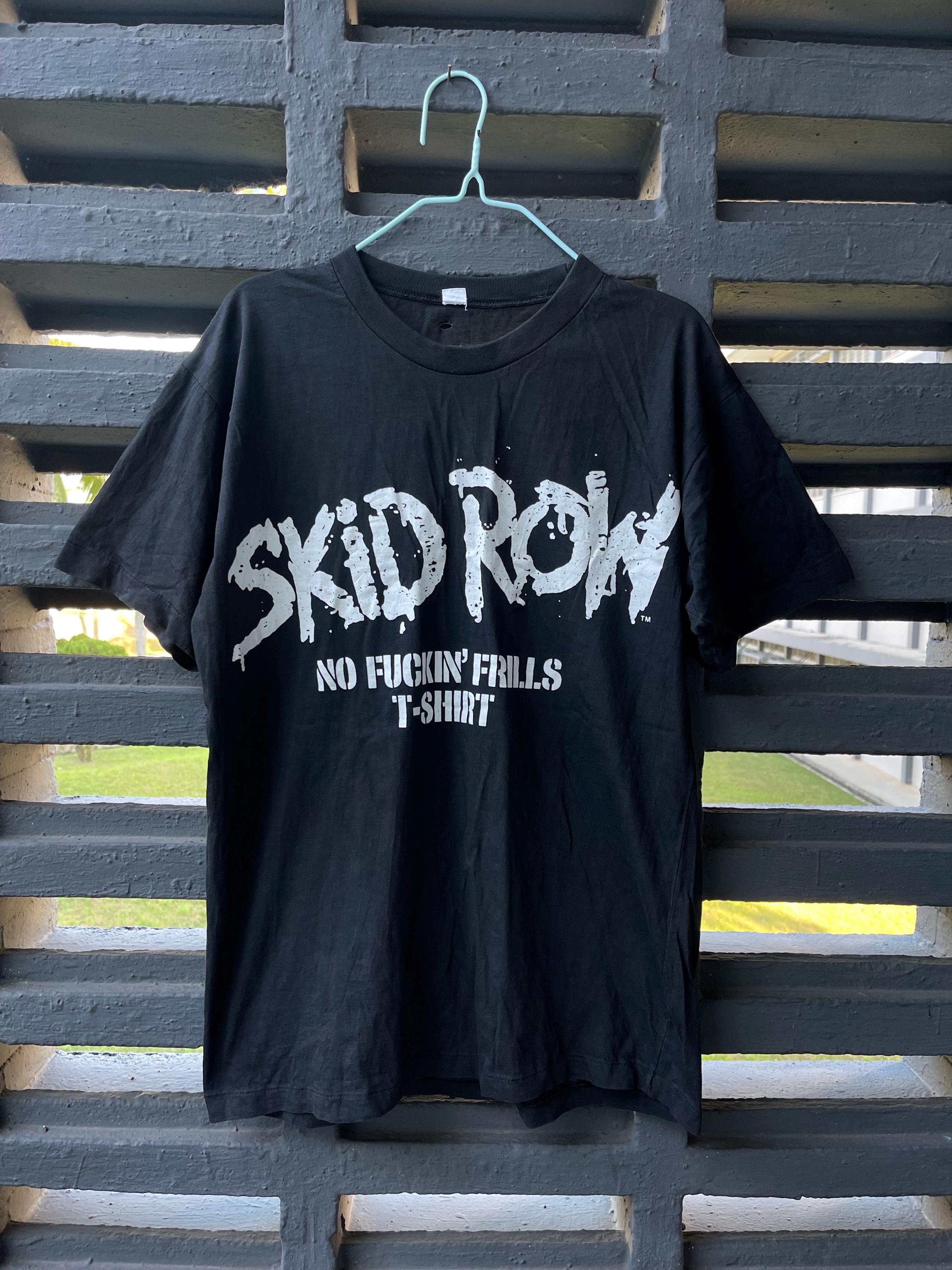 SKID ROWスキッドロウ 1989年日本公演Tシャツ　ヴィンテージ Vintage Skid Row Japan Tour - Etsy