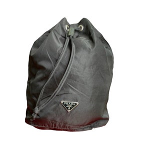 Prada bucket cosmetic pouch hotsell