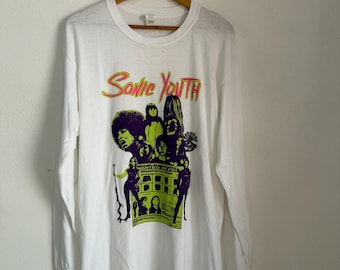Vintage Sonic Youth Flower Tshirt - Etsy