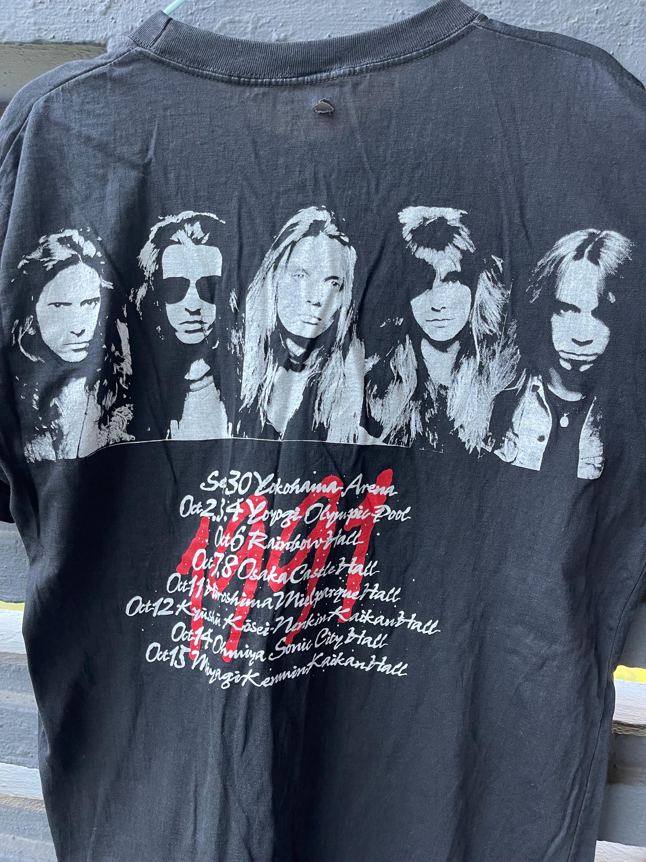 Vintage Skid Row Japan Tour - Etsy