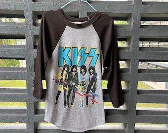ヴィンテージ KISS シャツ Alive コンサートツアー 90年代 バンドT